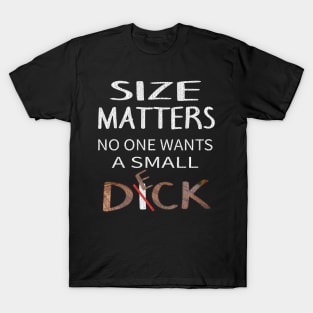 DIY Size Matters Deck Handyman T-Shirt